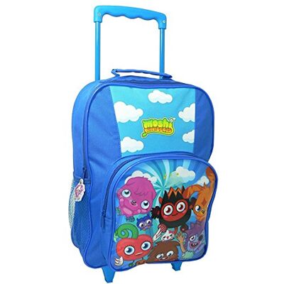 Moshi Monsters Trade Mark Collections Moshi Monster Wheeled Bag with Front Pocket and Side Mesh Storage Moshi Monsters Trade Mark Collections Moshi Monster Wheeled Bag with Front Pocket and Side Mesh Storage