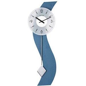Hermle Wall Clock, Wood, Blue, 70cm x 23cm x 6cm Hermle Wall Clock, Wood, Blue, 70cm x 23cm x 6cm