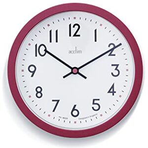 Acctim Elstow Small Kitchen Wall Clock Quartz Retro Style Clay 20cm Acctim Elstow Small Kitchen Wall Clock Quartz Retro Style Clay 20cm