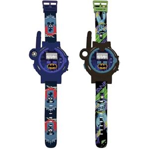 Lexibook , Batman, Walkie-Talkie watches, 2 pieces, Range up to 200m, Flashlight, Compass, Rechargeable, Black/Green and Blue/Red, DMWTW1BAT Lexibook , Batman, Walkie-Talkie watches, 2 pieces, Range up to 200m, Flashlight, Compass, Rechargeable, Black/Green and Blue/Red, DMWTW1BAT
