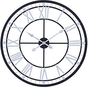 Premier Housewares Wall Clock Wooden Clocks For Living Room Silver Roman Numbers Kitchen Clocks Wall Contemporary Clocks For Bedrooms 80 x 4 x 80 Premier Housewares Wall Clock Wooden Clocks For Living Room Silver Roman Numbers Kitchen Clocks Wall Contemporary Clocks For Bedrooms 80 x 4 x 80