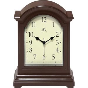 Infinity Brown Antique Grandfather Tabletop Clock 9 x 6 Mantle Tabletop Clock Mini Desktop Table Mantel Decor Vintage Living Room Decor Infinity Brown Antique Grandfather Tabletop Clock 9 x 6 Mantle Tabletop Clock Mini Desktop Table Mantel Decor Vintage Living Room Decor