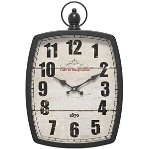 Menterry Rectangle Retro Large Wall Clock, Old-Fashioned Vintage Design, Black Antique Style, Battery Operated Silent Decor Wall Clocks for Farmhouse,Kitchen,Office (15.5" H x 10.2" W) Menterry Rectangle Retro Large Wall Clock, Old-Fashioned Vintage Design, Black Antique Style, Battery Operated Silent Decor Wall Clocks for Farmhouse,Kitchen,Office (15.5" H x 10.2" W)