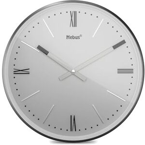 Mebus Wall Clock, Anthracite-Grey, 25 cm Mebus Wall Clock, Anthracite-Grey, 25 cm
