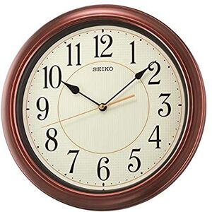 Seiko Wall-Clock, Wood, Brown Seiko Wall-Clock, Wood, Brown