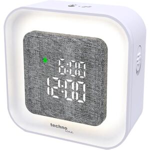 techno line Technoline Alarm Clock, White/Grey, 98 x 98 x 39 mm techno line Technoline Alarm Clock, White/Grey, 98 x 98 x 39 mm