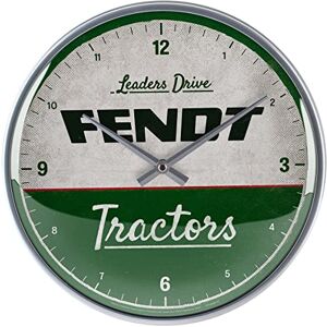 Nostalgic-Art Fendt Gift Idea for Tractor Fans, Large Kitchen Clock, Vintage Design for Decoration, Diameter 31 cm Nostalgic-Art Fendt Gift Idea for Tractor Fans, Large Kitchen Clock, Vintage Design for Decoration, Diameter 31 cm