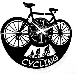 Instant Karma Clocks Cycling Wall Clock with Bike and Riders Silhouette – Silent No-Ticking Perfect for Bedroom, Office, Studio, Cabin, Living Room – Unique Decoration Instant Karma Clocks Cycling Wall Clock with Bike and Riders Silhouette – Silent No-Ticking Perfect for Bedroom, Office, Studio, Cabin, Living Room – Unique Decoration
