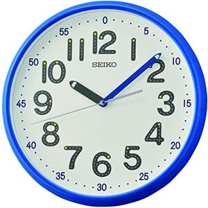 Seiko QXA793L Plastic Wall Clock Blue Seiko QXA793L Plastic Wall Clock Blue