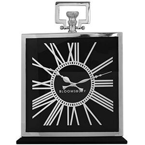 Premier Housewares Kensington Wall Clock, Metal, Black, 33 x 8 x 42 cm Premier Housewares Kensington Wall Clock, Metal, Black, 33 x 8 x 42 cm