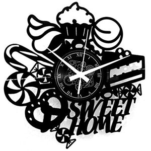 Instant Karma Clocks Sweet Home Wall Clock – Silent No-Ticking – Perfect for Bedroom, Office, Studio, Kitchen, Living Room Modern Design Unique Decoration Instant Karma Clocks Sweet Home Wall Clock – Silent No-Ticking – Perfect for Bedroom, Office, Studio, Kitchen, Living Room Modern Design Unique Decoration