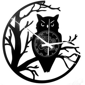 Instant Karma Clocks Owl Wall Clock with Tree Branch Design Silent No-Ticking Perfect for Bedroom, Office, Studio, Cabin, Living Room – Unique Decoration Instant Karma Clocks Owl Wall Clock with Tree Branch Design Silent No-Ticking Perfect for Bedroom, Office, Studio, Cabin, Living Room – Unique Decoration