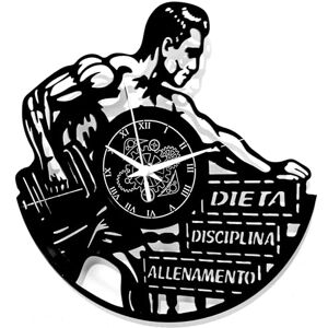 Instant Karma Clocks Wall Clock Workout Fitness Gym Bodybuilding, 33 RPM, Black Vinyl, 30cm Instant Karma Clocks Wall Clock Workout Fitness Gym Bodybuilding, 33 RPM, Black Vinyl, 30cm