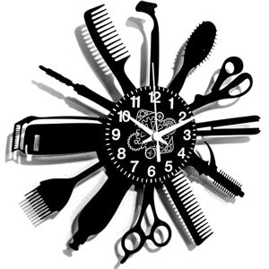 Instant Karma Clocks Barber Shop Wall Clock Grooming Tools Design – Silent No-Ticking Perfect for Office, Studio Salon – Unique Decoration Instant Karma Clocks Barber Shop Wall Clock Grooming Tools Design – Silent No-Ticking Perfect for Office, Studio Salon – Unique Decoration