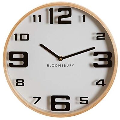 Premier Housewares - Vitus - White - Wood - Wall Clock Premier Housewares - Vitus - White - Wood - Wall Clock