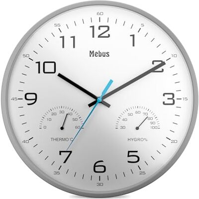 MEBUS 16182 - Wall Clock - Modern design - 30cm MEBUS 16182 - Wall Clock - Modern design - 30cm