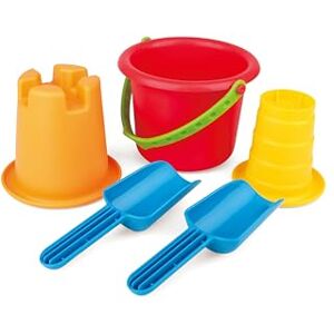 Hape 5-in-1 Beach Set for Toddlers Multi-Coloured Bucket & Spade Beach Toys for Kids 18 Months and Up Hape 5-in-1 Beach Set for Toddlers Multi-Coloured Bucket & Spade Beach Toys for Kids 18 Months and Up
