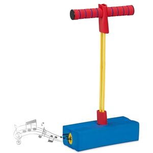Relaxdays Foam Pogo Stick, Jumping Toy for Kids, up to 80 kg, Outdoor Game, Bungee Hopper, with Squeaker, Multicoloured, Plastic, 42 x 22 x 10 cm Relaxdays Foam Pogo Stick, Jumping Toy for Kids, up to 80 kg, Outdoor Game, Bungee Hopper, with Squeaker, Multicoloured, Plastic, 42 x 22 x 10 cm