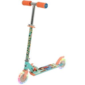 Disney Moana Light-Up 2 Wheel Inline Scooter Officially Licensed Unisex Folding Adjustable Two Wheeled Kids Scooter Age 5+ Disney Moana Light-Up 2 Wheel Inline Scooter Officially Licensed Unisex Folding Adjustable Two Wheeled Kids Scooter Age 5+