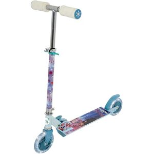 Disney Frozen 2 Kids Light-Up Inline Scooter Officially Licenced Girls or Boys Unisex Folding Adjustable Two Wheel Scooter with Light Up Wheels Ages 5+ Disney Frozen 2 Kids Light-Up Inline Scooter Officially Licenced Girls or Boys Unisex Folding Adjustable Two Wheel Scooter with Light Up Wheels Ages 5+