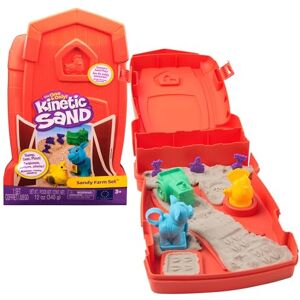 Kinetic Sand , Sandy Farm Set with 340g Play Sand, 6 Tools and Moulds, Reusable Barn Storage Case, Toddler Toys, Kids’ Toys for Girls and Boys Aged 3 and up Kinetic Sand , Sandy Farm Set with 340g Play Sand, 6 Tools and Moulds, Reusable Barn Storage Case, Toddler Toys, Kids’ Toys for Girls and Boys Aged 3 and up