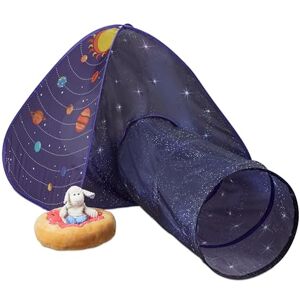 Relaxdays Children's Play Tent, Pop-up, Space Design, Crawling Tunnel, Indoor & Outdoor, HxWxD: 90 x 170 x 100 cm Relaxdays Children's Play Tent, Pop-up, Space Design, Crawling Tunnel, Indoor & Outdoor, HxWxD: 90 x 170 x 100 cm