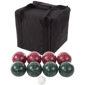 HEY! PLAY! Regulation Size Bocce Ball Set,Green,Red HEY! PLAY! Regulation Size Bocce Ball Set,Green,Red