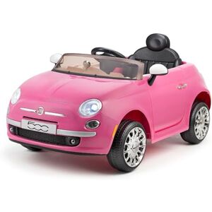 Xootz Pink Fiat 500 Ride On Car for Kids, Licensed Electric Car with Remote Control, MP3 Player & AUX, Opening Doors, Working Lights, Ride On Toys Xootz Pink Fiat 500 Ride On Car for Kids, Licensed Electric Car with Remote Control, MP3 Player & AUX, Opening Doors, Working Lights, Ride On Toys