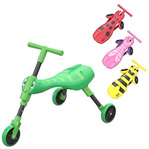 Scuttlebug 3-Wheel Foldable Ride-On Tricycle for 1+ Year Old Boys and Girls, Grasshopper Trike, Antennae Handlebar, Develop Your Toddler’s Balance and Motor Skills, Fun with No Surface Scratches Scuttlebug 3-Wheel Foldable Ride-On Tricycle for 1+ Year Old Boys and Girls, Grasshopper Trike, Antennae Handlebar, Develop Your Toddler’s Balance and Motor Skills, Fun with No Surface Scratches