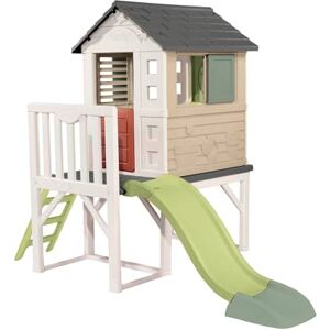 Smoby Playhouse - Colorful Kids Garden Playhouse with Veranda, Ladder, and Slide Smoby Playhouse - Colorful Kids Garden Playhouse with Veranda, Ladder, and Slide