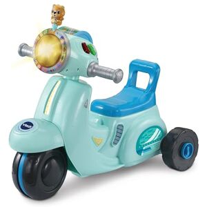 VTech Baby 2-in-1 Ride & Balance Scooter, Blue, Balance Bike Mode & Trike Mode, Light-up Headlight, Songs, Road Safety Phrases & Scooter Sounds, Toy for Toddler 12, 18, 24 months +, English version VTech Baby 2-in-1 Ride & Balance Scooter, Blue, Balance Bike Mode & Trike Mode, Light-up Headlight, Songs, Road Safety Phrases & Scooter Sounds, Toy for Toddler 12, 18, 24 months +, English version