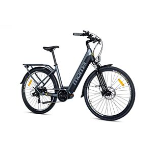 Moma Bikes, E-CITY 28 PRO Crank Motor, Aluminum, Full SHIMANO 7 Speeds, Hydraulic Disc Brakes, Integrated Battery Ion Lithium 48V 13Ah