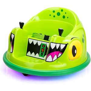 Xootz Dinosaur Bumper Car, Kids Electric Ride-On, 360 Rotation Spin, Two Joy Sticks, Colourful LED Lights and Remote Control Xootz Dinosaur Bumper Car, Kids Electric Ride-On, 360 Rotation Spin, Two Joy Sticks, Colourful LED Lights and Remote Control