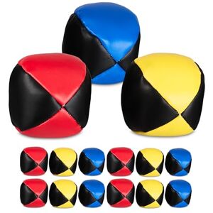 Relaxdays Juggling Balls, Set of 15, for Beginners and Professionals, Soft, Children, Adults, Set, Ø 6.5 cm, Colourful Relaxdays Juggling Balls, Set of 15, for Beginners and Professionals, Soft, Children, Adults, Set, Ø 6.5 cm, Colourful