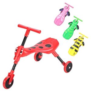 Scuttlebug 3-Wheel Foldable Ride-On Tricycle for 1-3 Year Old Boys and Girls, Beetle Trike, Antennae Handlebar, Develop Your Toddler’s Balance and Motor Skills, Fun with No Surface Scratches Scuttlebug 3-Wheel Foldable Ride-On Tricycle for 1-3 Year Old Boys and Girls, Beetle Trike, Antennae Handlebar, Develop Your Toddler’s Balance and Motor Skills, Fun with No Surface Scratches