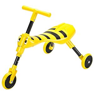 Scuttlebug 3-Wheel Foldable Ride-On Tricycle for 1+ Year Old Boys and Girls, Bumblebee Trike, Antennae Handlebar, Develop Your Toddler’s Balance and Motor Skills, Fun with No Surface Scratches Scuttlebug 3-Wheel Foldable Ride-On Tricycle for 1+ Year Old Boys and Girls, Bumblebee Trike, Antennae Handlebar, Develop Your Toddler’s Balance and Motor Skills, Fun with No Surface Scratches