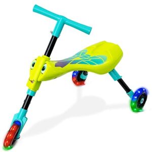 Scuttlebug 8615 Firefly Light Up Trike Ages 1-3 Push Bike 3-Wheel Foldable Ride-On Tricycle for 1+ Year Old Boys and Girls, Antennae Handlebar, Develop Your Toddler’s Balance and Motor Skills, Green Scuttlebug 8615 Firefly Light Up Trike Ages 1-3 Push Bike 3-Wheel Foldable Ride-On Tricycle for 1+ Year Old Boys and Girls, Antennae Handlebar, Develop Your Toddler’s Balance and Motor Skills, Green
