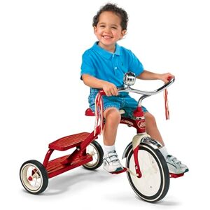 Radio Flyer Classic Red Dual Deck Tricycle, Outdoor Toddler Trike, Ages 2-5 Radio Flyer Classic Red Dual Deck Tricycle, Outdoor Toddler Trike, Ages 2-5