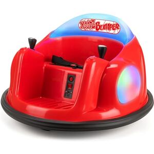 Xootz Toy Bumper Car, Kids Electric Ride-on, 360 Rotation Spin, Two Joy Sticks, Colourful LED Lights and Remote Control, Red, Ages 18 Months + Xootz Toy Bumper Car, Kids Electric Ride-on, 360 Rotation Spin, Two Joy Sticks, Colourful LED Lights and Remote Control, Red, Ages 18 Months +