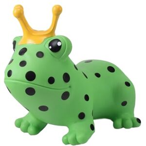 GERARDO'S Toys Jumpy Frog Green Space Hopper for Toddlers and Kids Bouncy Hopping Toy Children Inflatable Jumping Ball -Indoor Outdoor Fun Play for Kids Age 12 months+ GERARDO'S Toys Jumpy Frog Green Space Hopper for Toddlers and Kids Bouncy Hopping Toy Children Inflatable Jumping Ball -Indoor Outdoor Fun Play for Kids Age 12 months+