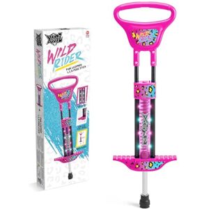 Xootz Wild Rider LED Pogo Stick for Kids, Light Up Bounce Toy, Girls & Boys Aged 5+, Pink Leopard Design Xootz Wild Rider LED Pogo Stick for Kids, Light Up Bounce Toy, Girls & Boys Aged 5+, Pink Leopard Design