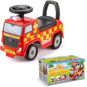 Xootz Mercedes-Benz Fire Engine Foot to Floor Ride On, Kids Manual Ride On Car with Lights and Horn, Official Licensed Mercedes Truck for Kids Ages 18 Months Plus Xootz Mercedes-Benz Fire Engine Foot to Floor Ride On, Kids Manual Ride On Car with Lights and Horn, Official Licensed Mercedes Truck for Kids Ages 18 Months Plus