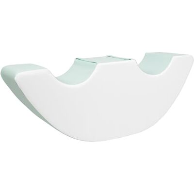 Velinda Duo Soft Play Rocker, foam rocker, nursery, playground, play (colour: white, mint) Velinda Duo Soft Play Rocker, foam rocker, nursery, playground, play (colour: white, mint)