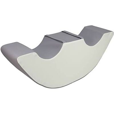 Velinda Duo Soft Play Rocker, foam rocker, nursery, playground, play (colour: white,grey) Velinda Duo Soft Play Rocker, foam rocker, nursery, playground, play (colour: white,grey)