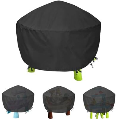 EliphonTowne Extra Large Water Table Cover 420D Kids Sandpit Tuff Tray Cover Waterproof, Wind-resisting/Anti-dust/Anti-UV Sand Covers for Children, Outdoor Toys Covers, Black EliphonTowne Extra Large Water Table Cover 420D Kids Sandpit Tuff Tray Cover Waterproof, Wind-resisting/Anti-dust/Anti-UV Sand Covers for Children, Outdoor Toys Covers, Black