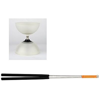 Henrys J04052-00 Yo-Yo, Diabolo Vision Free Set, including hand sticks, ice Henrys J04052-00 Yo-Yo, Diabolo Vision Free Set, including hand sticks, ice