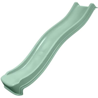 Plum Play 2.2m Childrens Heavy Duty Outdoor Garden Slide Attachment for Climbing Frame Playcentre Tree House For Platforms Decks 4ft or 1.2m (Pastel Green) Plum Play 2.2m Childrens Heavy Duty Outdoor Garden Slide Attachment for Climbing Frame Playcentre Tree House For Platforms Decks 4ft or 1.2m (Pastel Green)