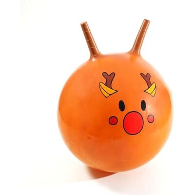 B4E Animal Space Hopper for Children, 40cm Assorted Designs (Reindeer) B4E Animal Space Hopper for Children, 40cm Assorted Designs (Reindeer)