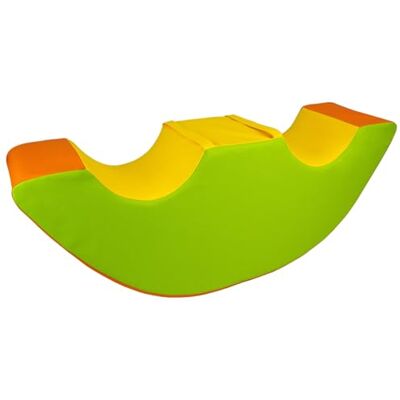 Velinda Duo Soft Play Rocker, foam rocker, nursery, playground, play (colour: yellow, green, orange) Velinda Duo Soft Play Rocker, foam rocker, nursery, playground, play (colour: yellow, green, orange)
