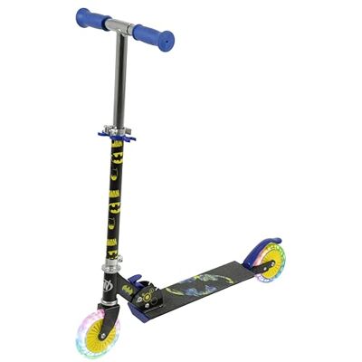 BATMAN Kids Scooter for Girls and Boys Folding Inline For Boys and Girls Adjustable Light Up Scooter Wheels Light Up 58x30x80cm BATMAN Kids Scooter for Girls and Boys Folding Inline For Boys and Girls Adjustable Light Up Scooter Wheels Light Up 58x30x80cm